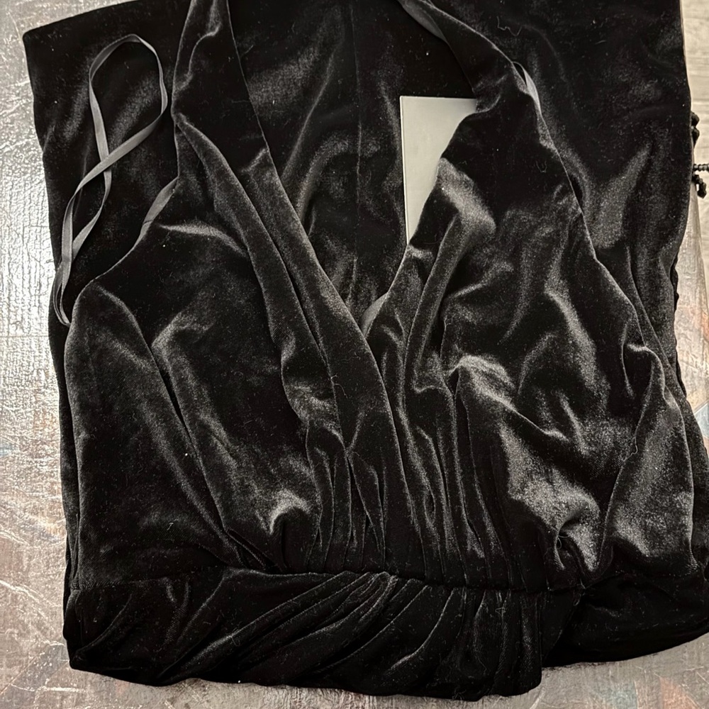 DO+BE Black Velvet Dress